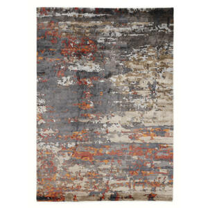 Musterring Orientteppich 250/350 cm grau, orange, beige , Angeles Pilano , Textil , 250x350 cm , in verschiedenen Größen erhältlich , 005893015277