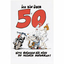 Bild 1 von MOTOmania Glückwunsch-Karte "Ich bin über 50" Motomania