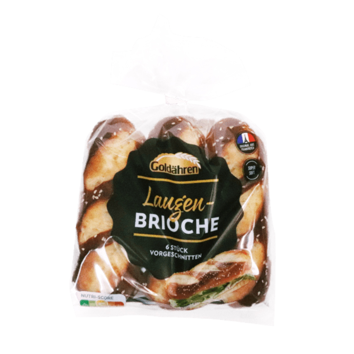 Bild 1 von GOLDÄHREN Laugen-Briochestangen 402g