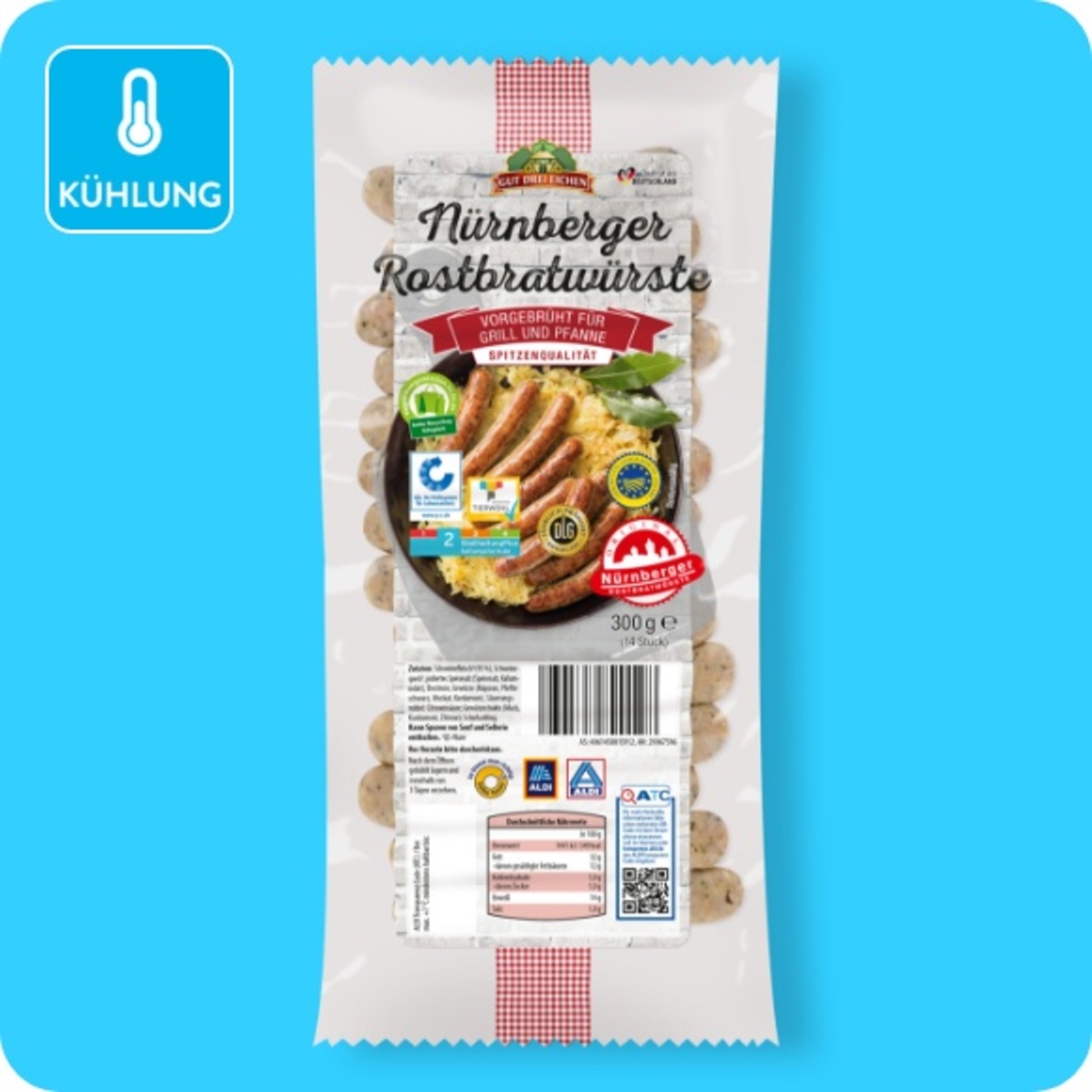 Bild 1 von GUT DREI EICHEN Nürnberger Rostbratwurst, Klassik