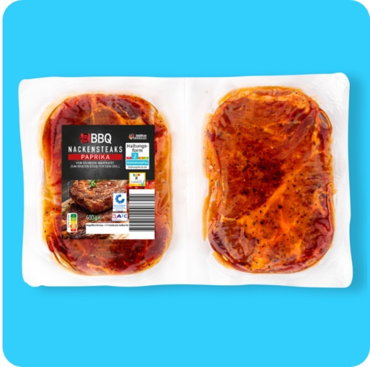 Bild 1 von BBQ Nackensteaks, gewürzt¹, Vom Schwein