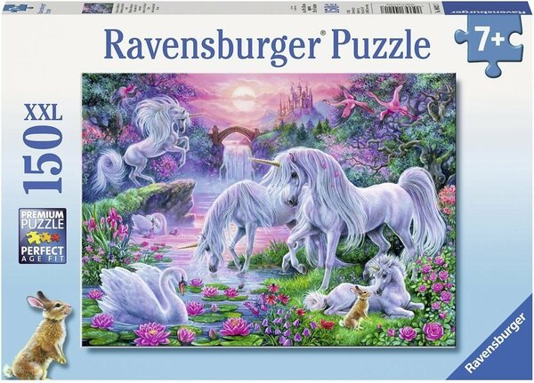 Bild 1 von Ravensburger Puzzle »Einhörner im Abendrot«, 150 Puzzleteile, Made in Germany, FSC® - schützt Wald - weltweit