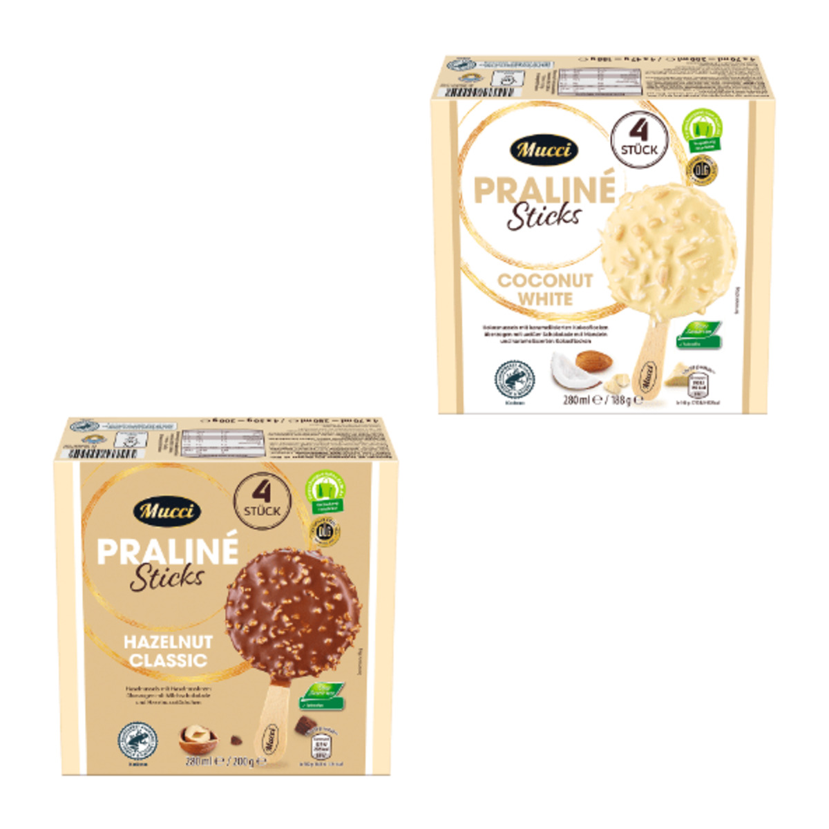 Bild 1 von MUCCI Praliné-Sticks 280ml