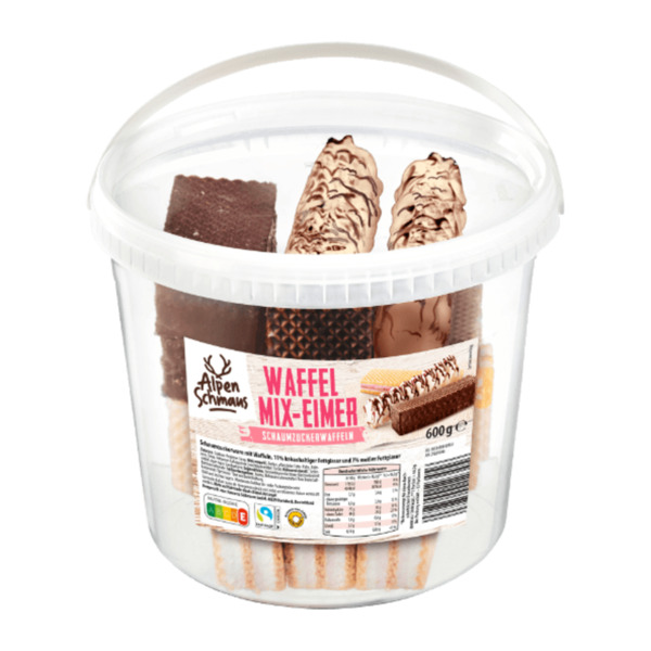 Bild 1 von ALPENSCHMAUS Waffelmix-Eimer 600g