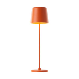 LED-Akku-Tischleuchte Kaami, orange-matt – Energieeffizienzklasse D