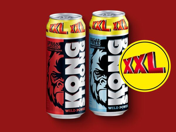 Bild 1 von Kong Strong Energy Drink XXL, 
         0,5 l zzgl. -.25 Pfand