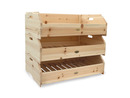 Bild 1 von HABAU Holz Stapelkiste »Maxi«, im 3er Set, je Vorratskiste 59 x 38 x 18 cm