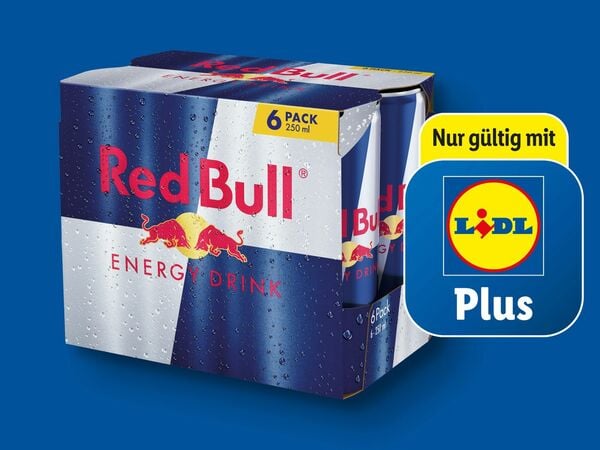 Bild 1 von Red Bull Energy Drink, 
         6x 0,25 l zzgl. 1.50 Pfand