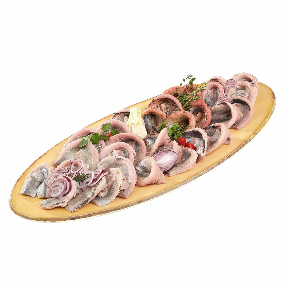 Bild 1 von DIE RÄUCHEREI Matjes Probier Set 5 Sorten tiefgefroren Inhalt 1.300g