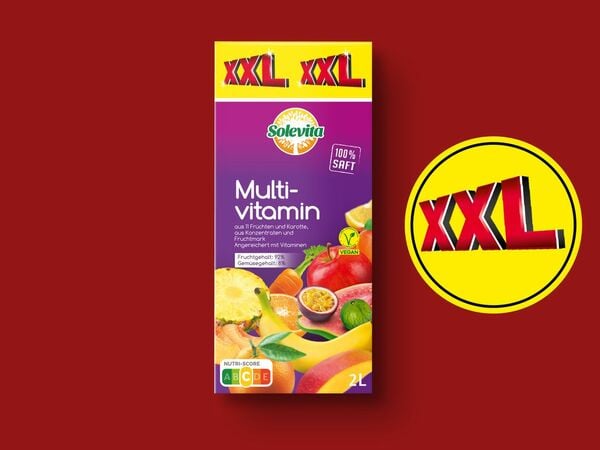 Bild 1 von Solevita Multivitaminsaft XXL, 
         2 l