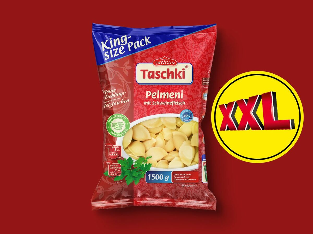 Bild 1 von Dovgan Taschki Pelmeni, 
         1,5 kg
