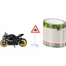 Bild 1 von SIKU Ducati Panigale Fertigmodell mit Straßen-Tape und Verkehrsschild ZZZ-kein Hersteller