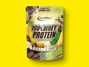 IronMaxx 100% Whey Proteinpulver Banana-Choc, 
         500 g