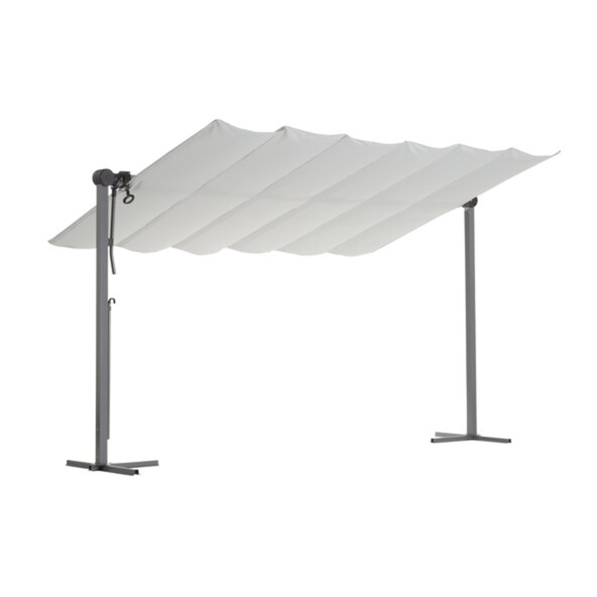 Bild 1 von Leco Sonnendach Waved, lichtgrau