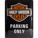 Bild 1 von Blechschild Harley-Davidson Parking Only. Maße: 30x40cm