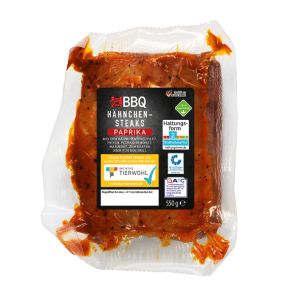 Bild 2 von BBQ Hähnchensteaks 550g