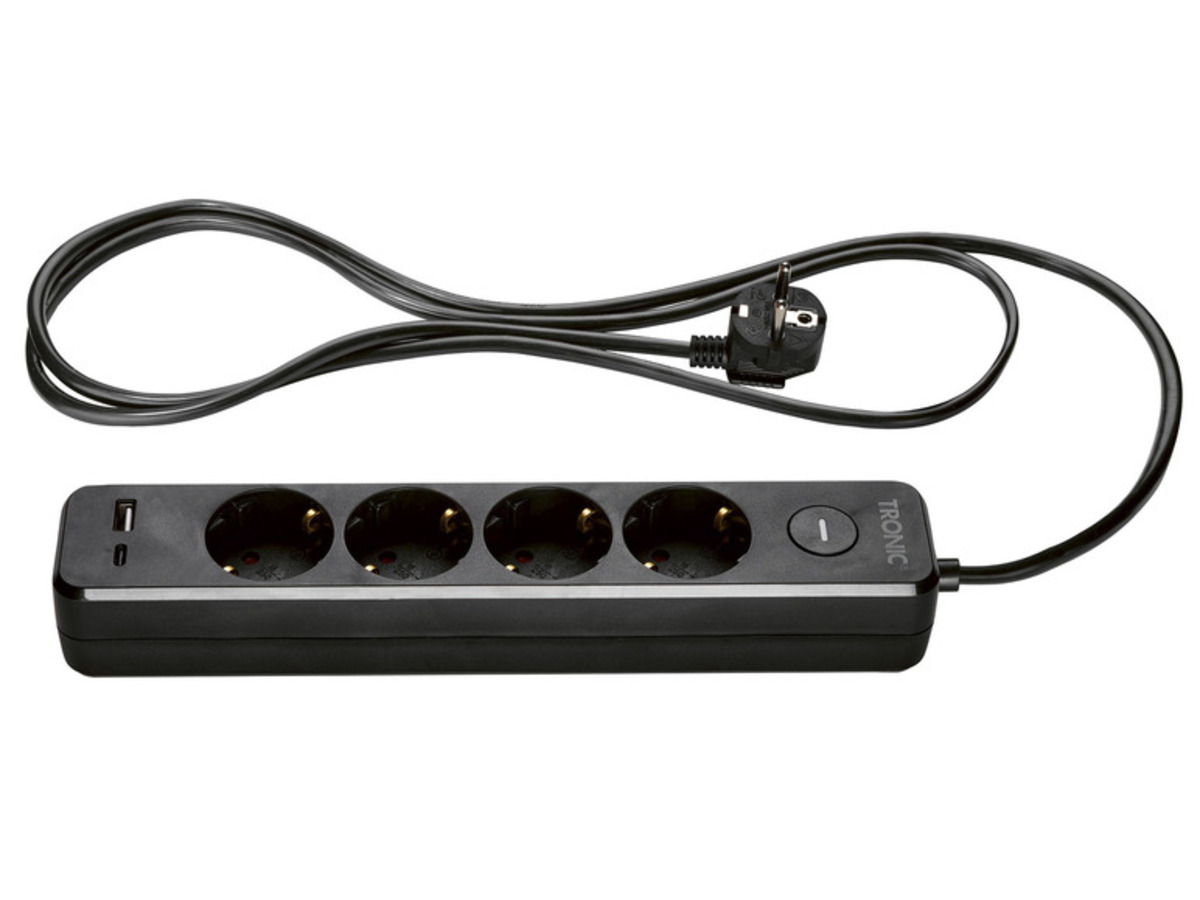 Bild 3 von TRONIC® Steckdosenleiste, 4-fach, mit USB