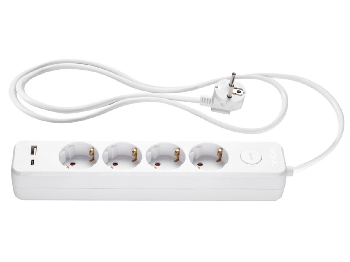 Bild 2 von TRONIC® Steckdosenleiste, 4-fach, mit USB