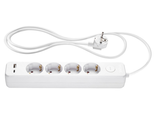 Bild 2 von TRONIC® Steckdosenleiste, 4-fach, mit USB