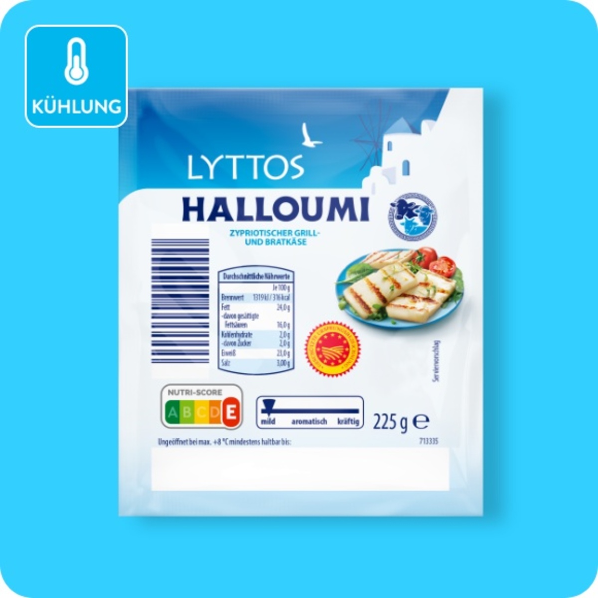 Bild 1 von LYTTOS Halloumi, Geschützte Ursprungsbezeichnung