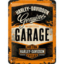 Bild 1 von Blechschild Harley Davidson "Garage" Maße: 15x20cm Harley-Davidson