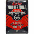 Bild 1 von Blechschild Route 66 Maße: 20x30 cm US Highways