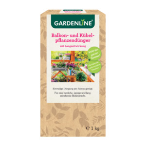 GARDENLINE Balkon- und Kübelpflanzendünger 1kg