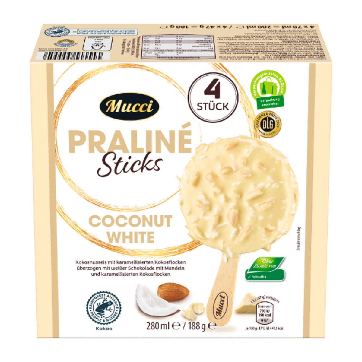 Bild 3 von MUCCI Praliné-Sticks 280ml