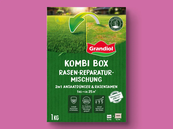 Bild 1 von Grandiol Kombi Box Rasen-Reparaturmischung, 
         1 kg