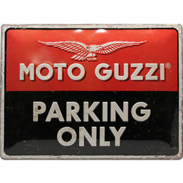 Bild 1 von Blechschild Moto-Guzzi Logo Maße: 30x40cm