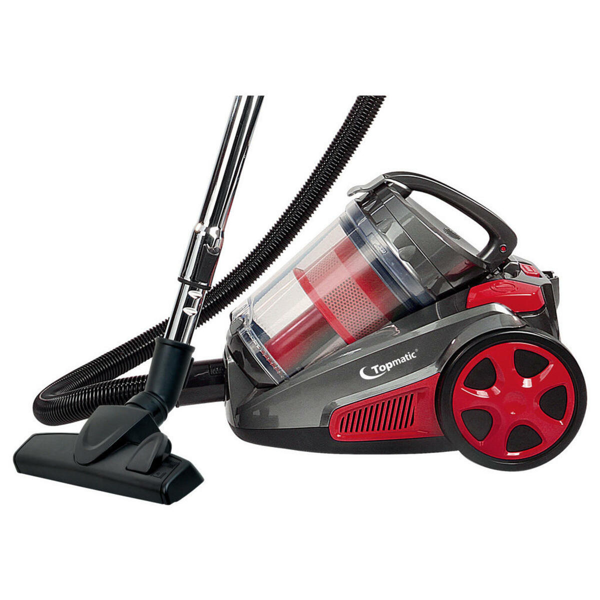 Bild 1 von Topmatic Bodenstaubsauger Psc-2300w.17 Anthrazit Rot Kunststoff Metall B/h/t: Ca. 41x34x27 Cm