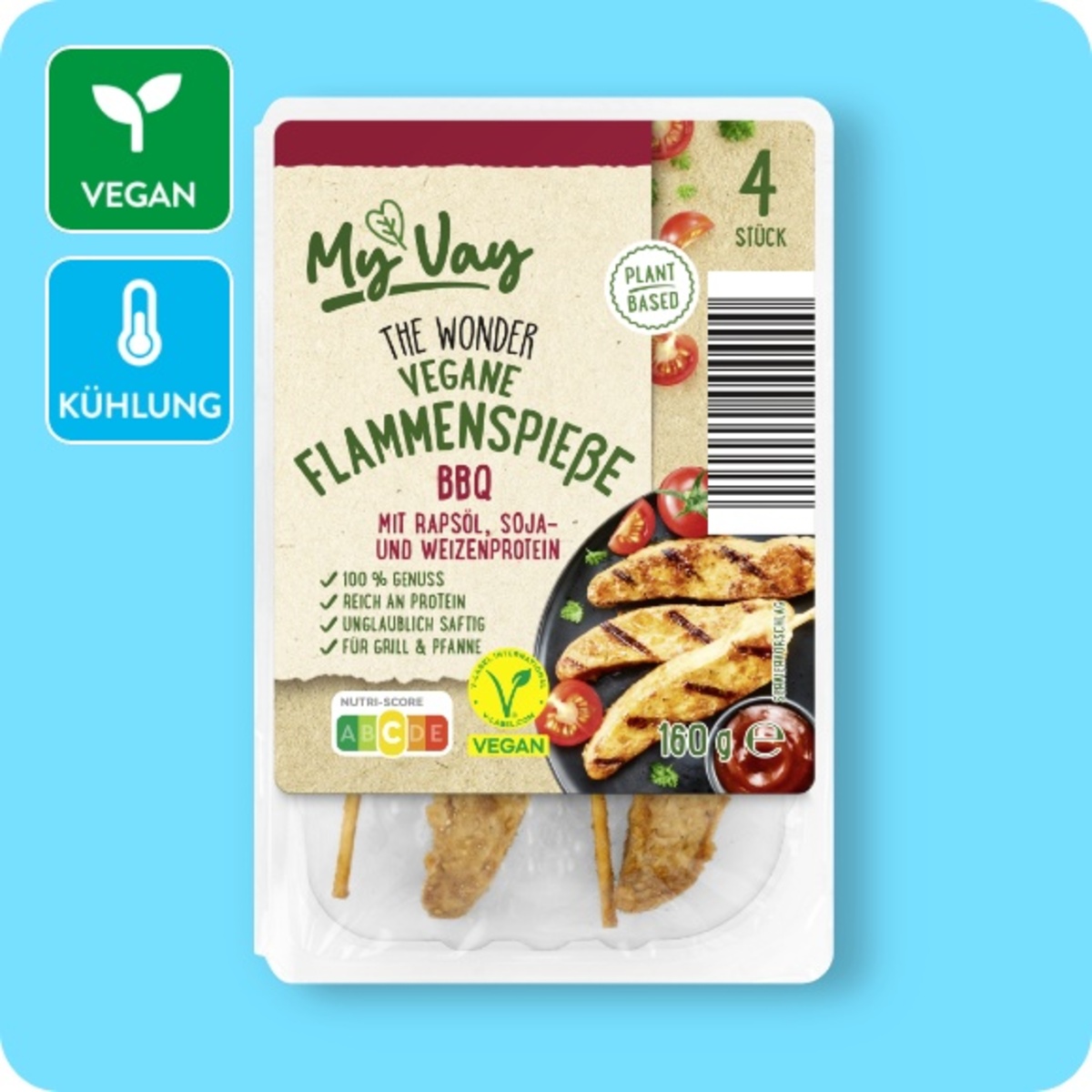 Bild 1 von MY VAY The Wonder vegane Grill- oder Flammenspieße, versch. Sorten