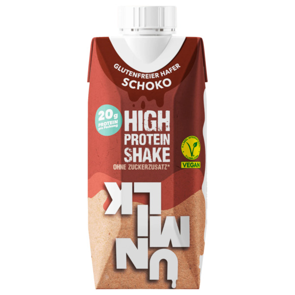 Bild 1 von Unmilk High Protein Shake Schoko Hafer 330ml