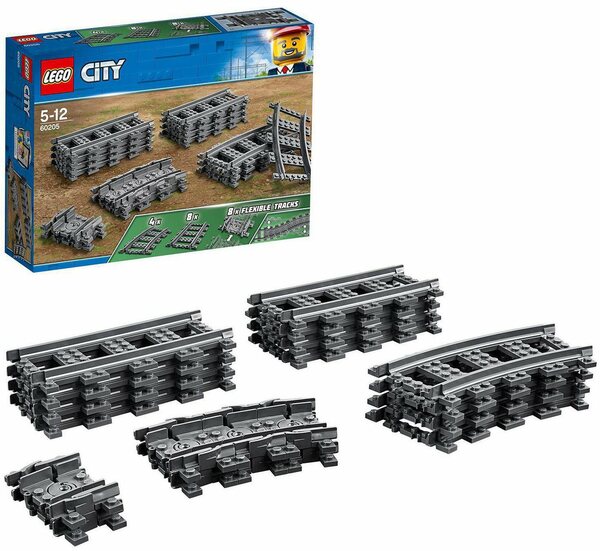 Bild 1 von LEGO® Konstruktionsspielsteine »Schienen (60205), LEGO® City«, (20 St), Made in Europe