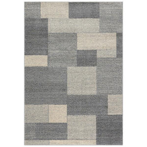 Novel Webteppich, Grau, Textil, 67x135 cm, für Fußbodenheizung geeignet, Teppiche & Böden, Teppiche, Moderne Teppiche