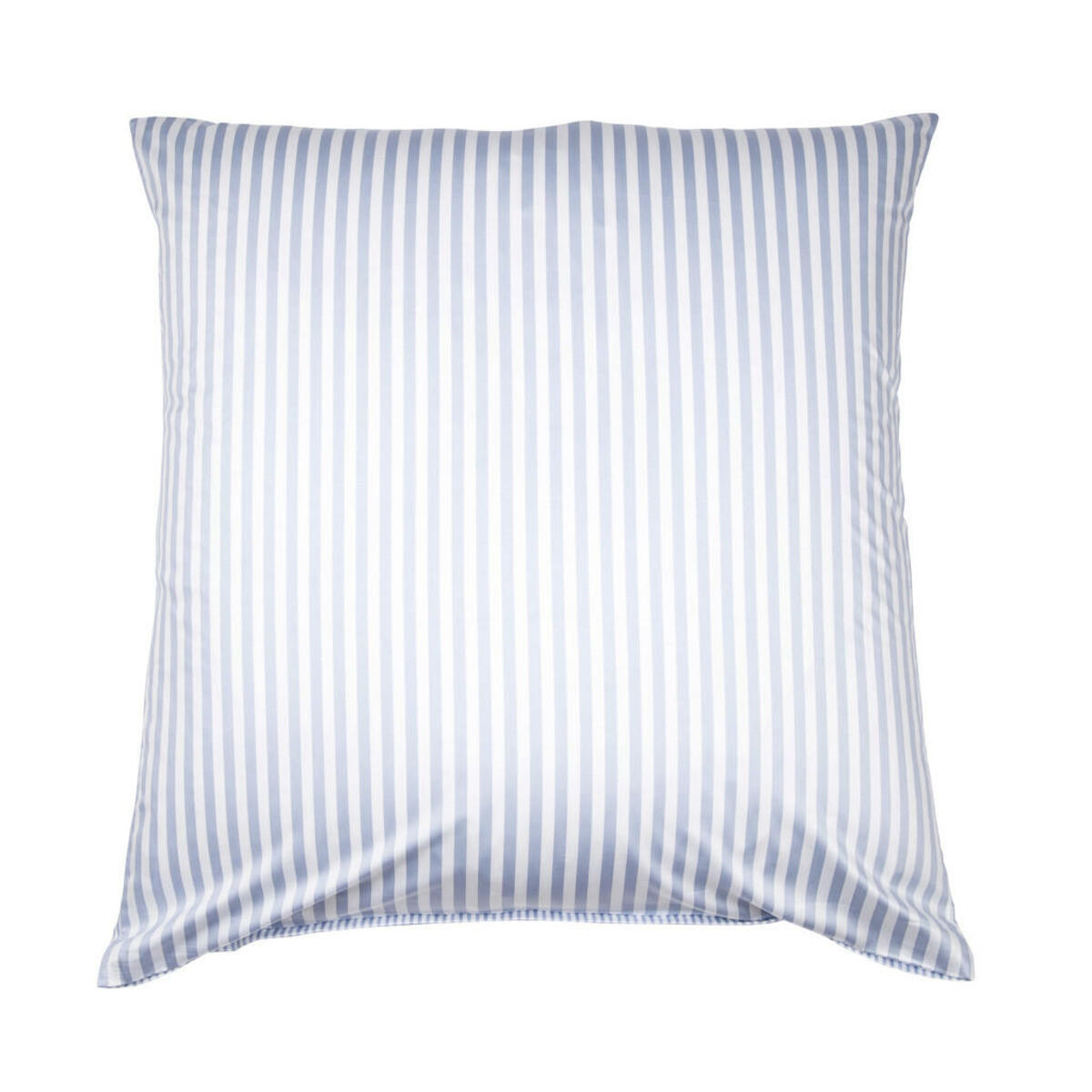 Bild 1 von Janine Kissenhülle, Blau, Weiß, Textil, Streifen, 80x80 cm, Textiles Vertrauen - Oeko-Tex®, Wendekissen, Wohntextilien, Kissen, Kissenbezüge
