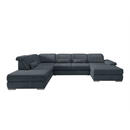 Bild 1 von Livetastic Wohnlandschaft, Anthrazit, Holz, Textil, Buche, Fichte, Kiefer, Uni, 7-Sitzer, Füllung: Schaumstoff, U-Form, 375x250 cm, Made in EU, seitenverkehrt erhältlich, Armteil links, Wohnzimmer,