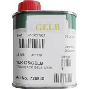 CLOU TLK125/GELB Glühlampen-Tauchlack 125 ml Gelb