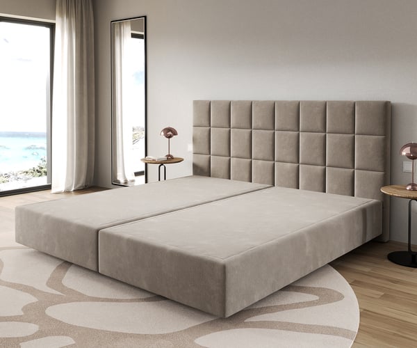 Bild 1 von Boxspringgestell Dream-Fine Mikrofaser Beige 200x200 cm