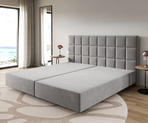 Boxspringgestell Dream-Fine Mikrofaser Grau 200x200 cm