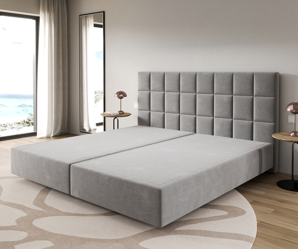 Bild 1 von Boxspringgestell Dream-Fine Mikrofaser Grau 200x200 cm