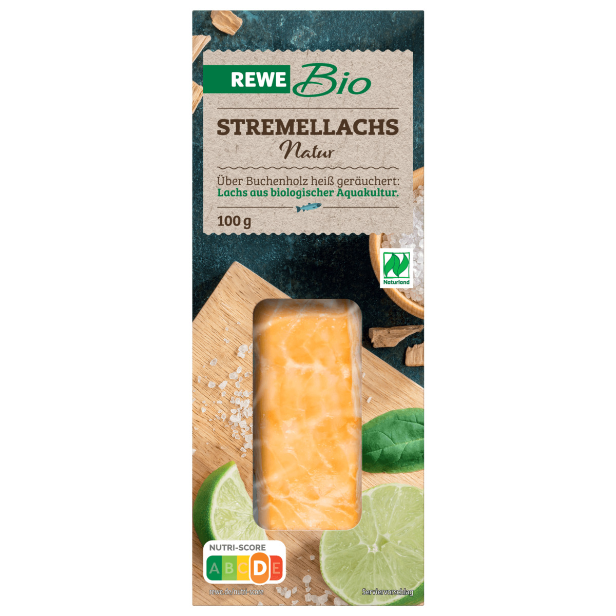 Bild 1 von REWE Bio Stremellachs Natur 100g