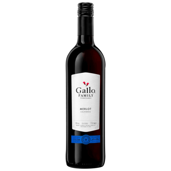 Bild 1 von Gallo Rotwein Family Vineyards Merlot halbtrocken 0,75l