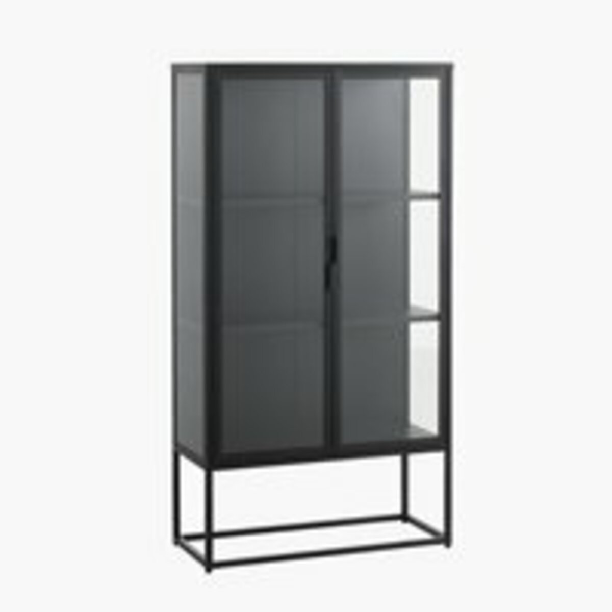 Bild 1 von Vitrine VIRUM 2 Türen schwarz