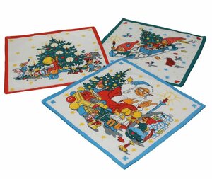 Betz Taschentuch »12 Stück Kinder Stoff Taschentücher Kindertaschentücher Set Größe 26x26 cm 100% Baumwolle Design 10 Weihnachten«