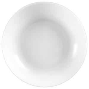 Speiseteller Katarina in Weiß aus Keramik, Weiß