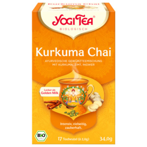 Yogi Tea Bio Kurkuma Chai 34g, 17 Beutel