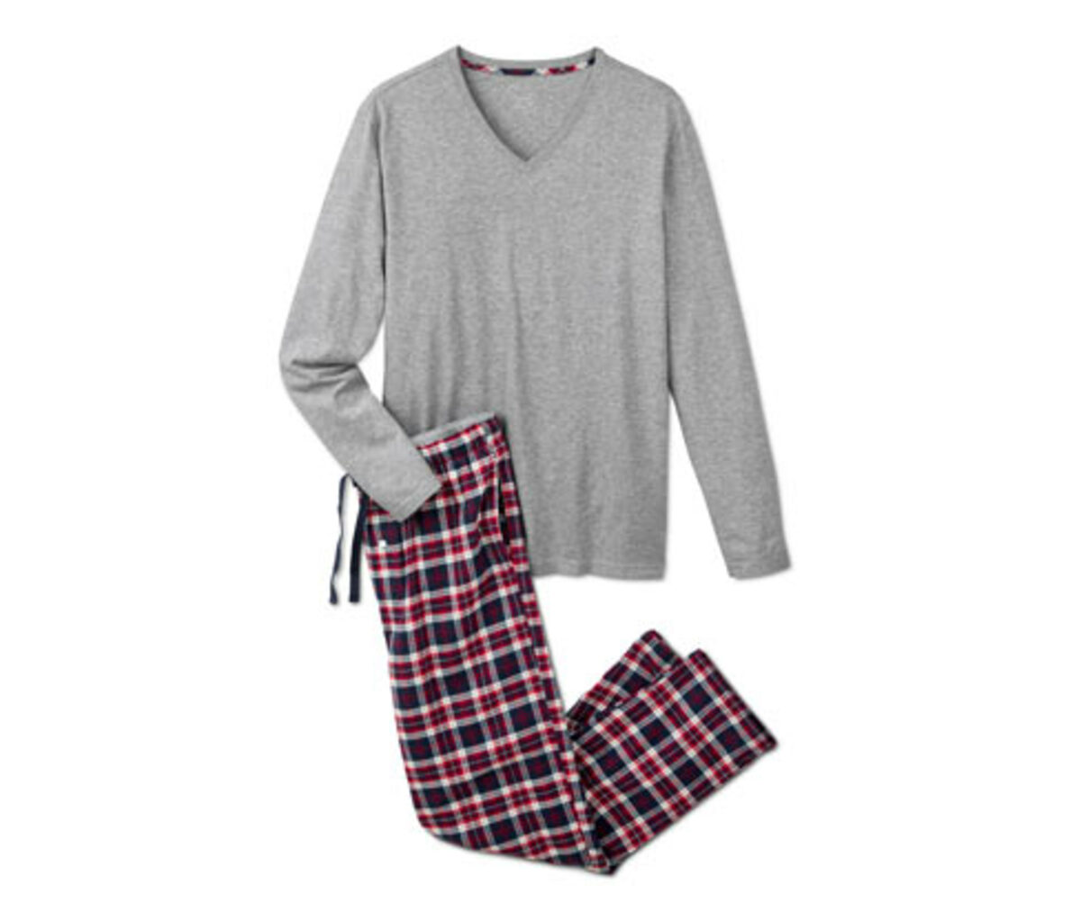 Bild 1 von Pyjama mit Flanellhose, kariert