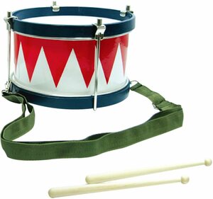 Clifton Spielzeug-Musikinstrument »Kindertrommel blau/weiß/rot«, mit Kinderlieder CD