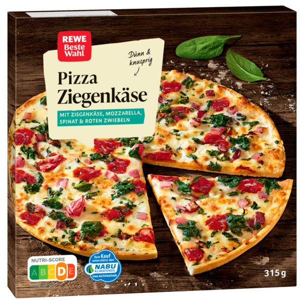 Bild 1 von REWE Beste Wahl Pizza Classica Ziegenkäse 315g